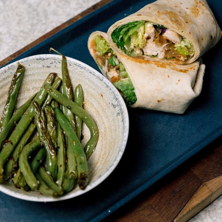 Grilled Chicken Wrap Delight